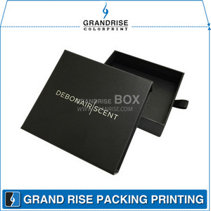 Luxury PU Leather Slide Packaging Drawer Gift Box