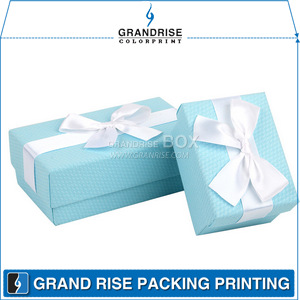 Blue Gift Box With Bow