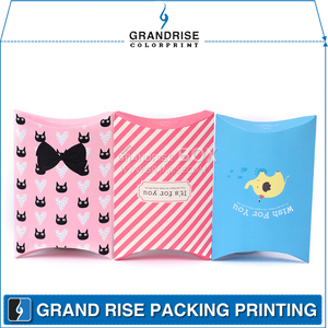 Small Cheap Color Cute Packaging Pillow Pie Box