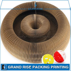 Wholesale Cat Toy Magic Organ Folding Corrugated Paper Cat Nest