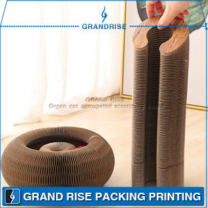 With Bell Variable Grinding Claw Corrugated Paper Durable Cat Scratch Nest