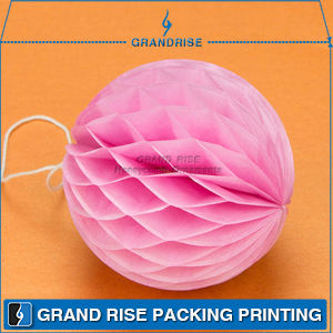 Wholesale Handmade Tissue Paper Honeycomb Ball 