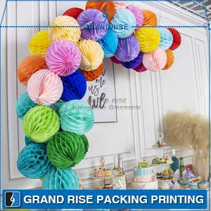 Set of Paper Balls for Home Decoration for Party Supply