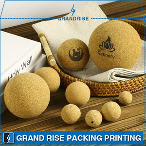 Lower Customized Logo Available Fitness Yoga Ball Cork