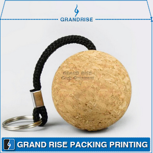 Custom Cork Wood Keyrings Engraving Logo Keyring Phone Holder